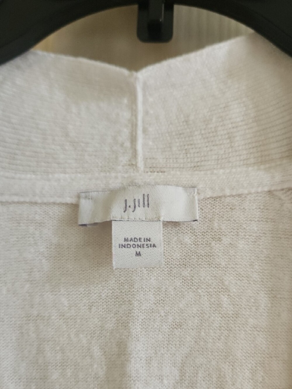 J. Jill White Lightweight Knit Cardigan - Picture 2 of 8